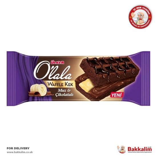 Ulker Olala 70 G Waffle Cake With Banana And Chocolate - TURKISH ONLINE MARKET UK - £0.79