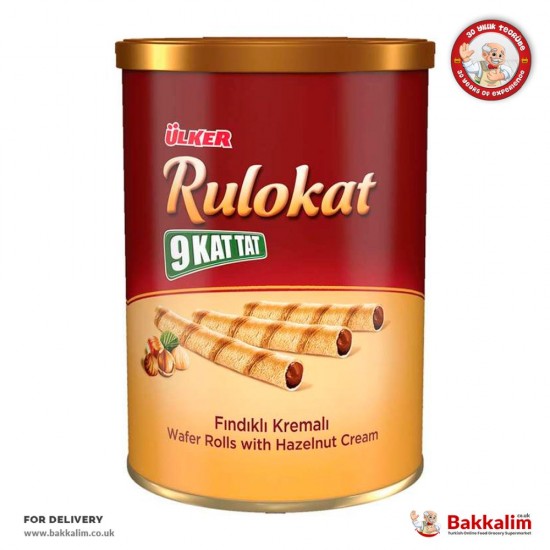 Ülker Rulokat 170 Gr Fındıklı Kremalı Rulo Bisküvi - TURKISH ONLINE MARKET UK - £3.19