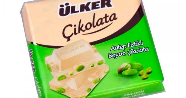 Ulker White Chocolate With Pistachio 65 G Ülker