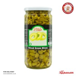 Village  690 Gr Dilimli Yeşil Zeytin 