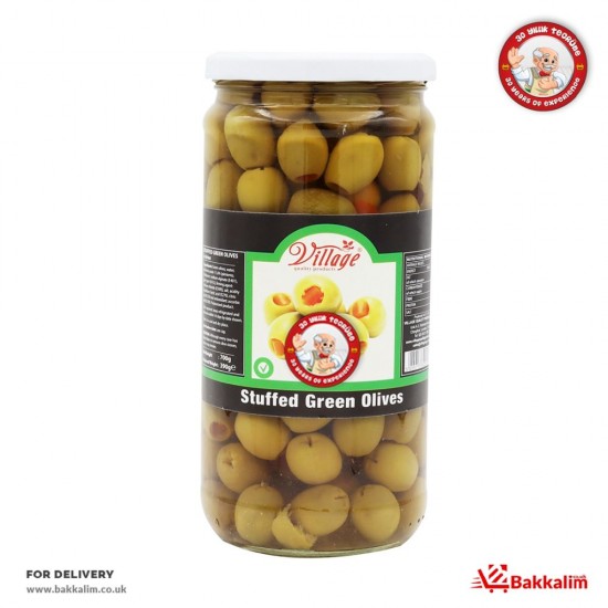 Village 700 Gr Biberli Yeşil Zeytin - TURKISH ONLINE MARKET UK - £3.39