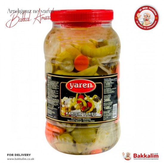 Yaren 3000 Gr Mixed Pickles - TURKISH ONLINE MARKET UK - £4.99