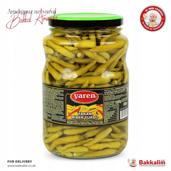 Yaren Hot Pepper Pickles N 2850 G - TURKISH ONLINE MARKET UK - £12.99