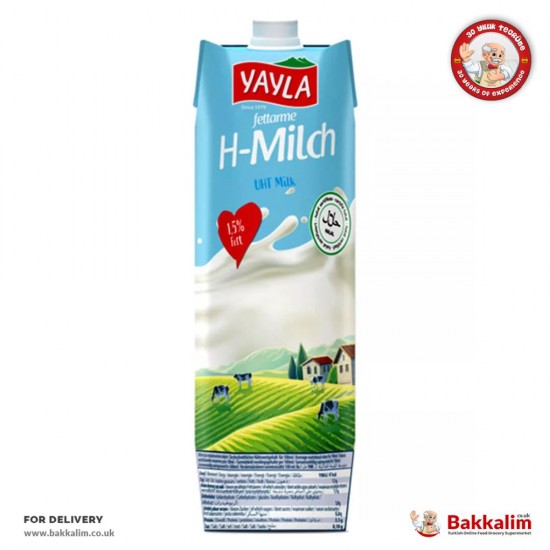 Yayla 1000 Ml Az Yağlı Süt - TURKISH ONLINE MARKET UK - £1.39