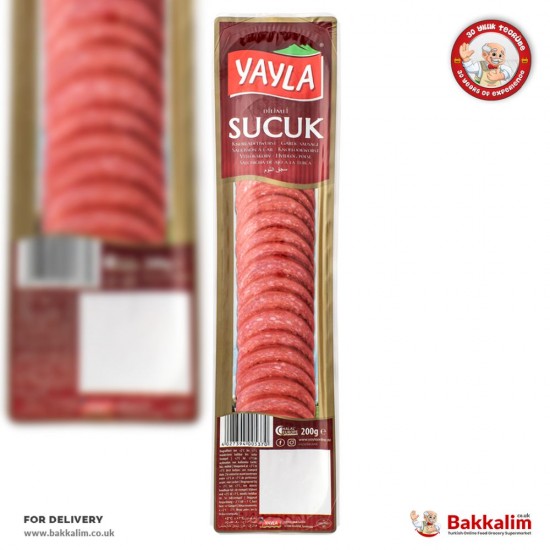 Yayla 200 G Sliced Sucuk - TURKISH ONLINE MARKET UK - £4.19