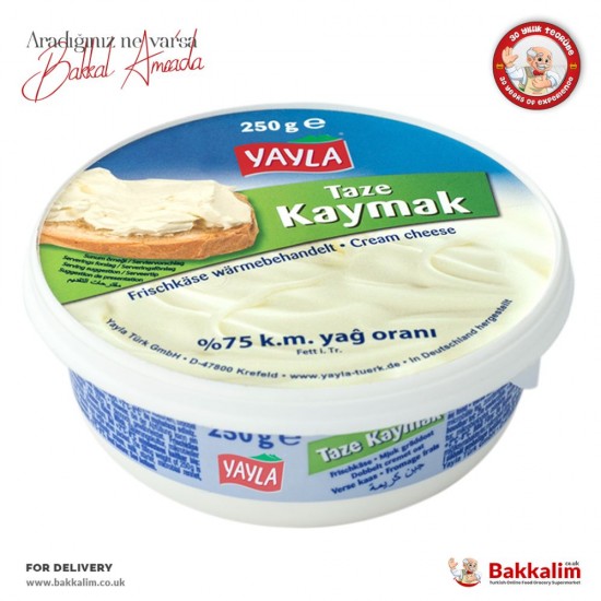 Yayla 250 Gr Fresh Cream - TURKISH ONLINE MARKET UK - £3.49