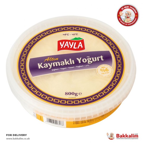 Yayla Yogurt With Cream 800 G - TURKISH ONLINE MARKET UK - £4.69