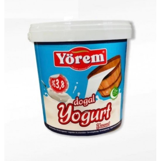 Yorem Natural Yogurt 1kg - TURKISH ONLINE MARKET UK - £2.29