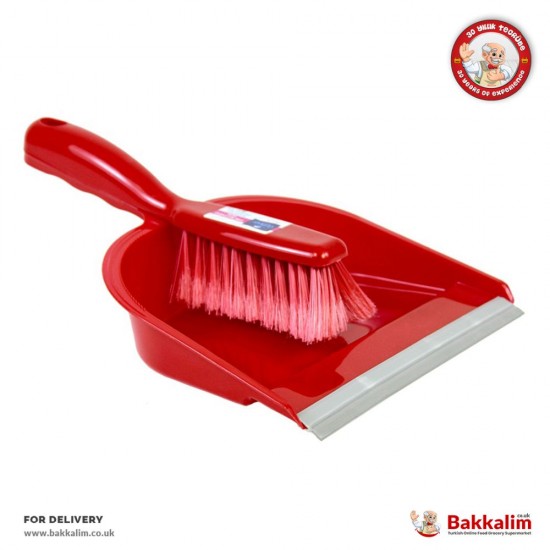 Zambak Plastic Brush And Dutpan Set - TURKISH ONLINE MARKET UK - £3.99