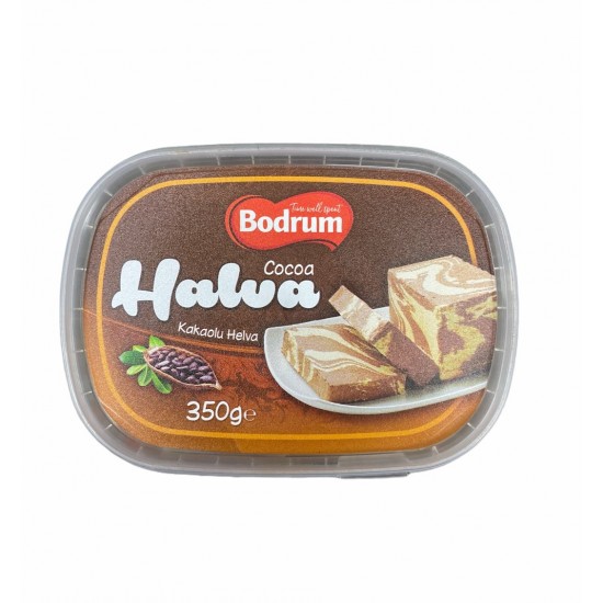 Bodrum Tahini Halva With Cocoa 350 G - TURKISH ONLINE MARKET UK - £3.39