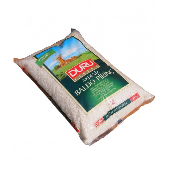 Duru 5000 Gr Long Grain Baldo Rice - TURKISH ONLINE MARKET UK - £19.99