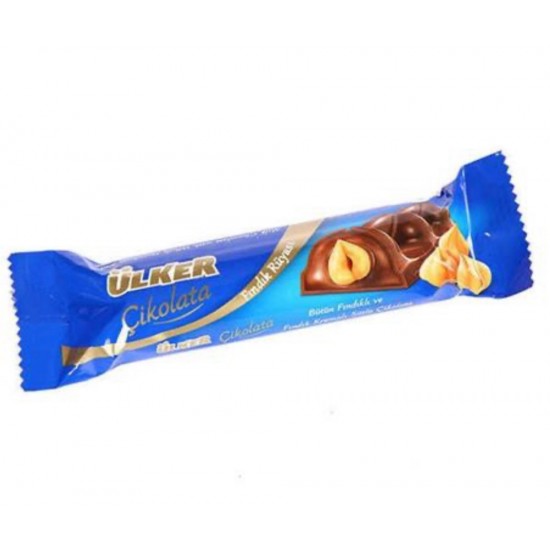 Ulker Milk Chocolate With Hazelnut And Hazelnut Cream 40gr - TURKISH ONLINE MARKET UK - £1.29