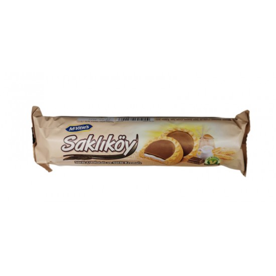 Ulker Saklikoy Chocolate With Milk Cream Biscuit 100g - TURKISH ONLINE MARKET UK - £0.69